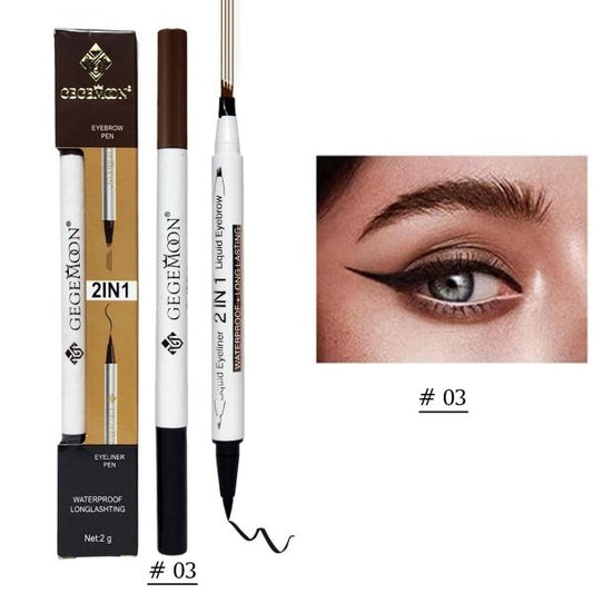 Gegemoon Liquid Eyebrow & Eyeliner 2 In 1