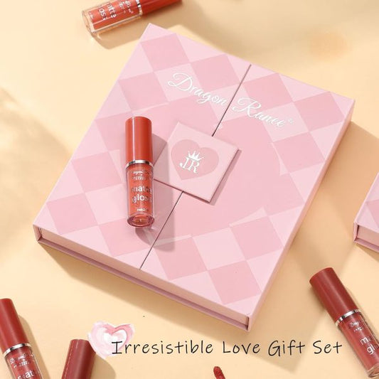 Dragon Ranee 12-color Matte Lip Gloss Set – Long-lasting Waterproof Lip Gloss Set