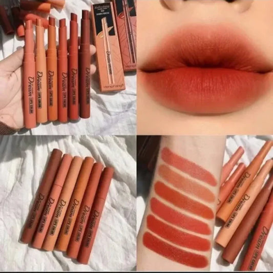 Hengfang Matte Lipstick - 6 Pcs Set