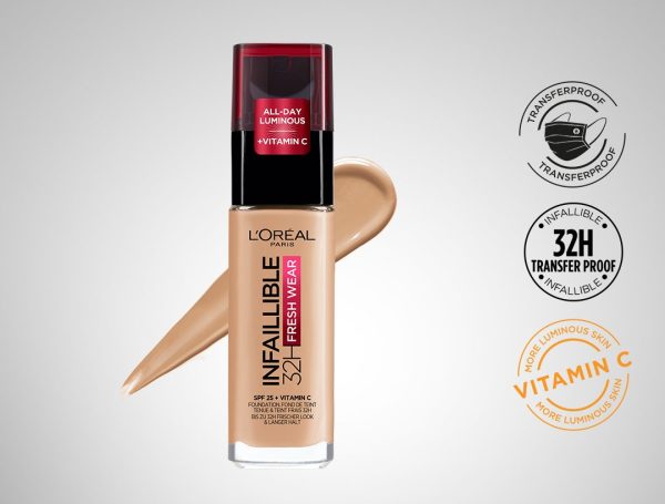 L'Oreal Paris Makeup Infallible Up to 24 Hour Fresh Wear Foundation