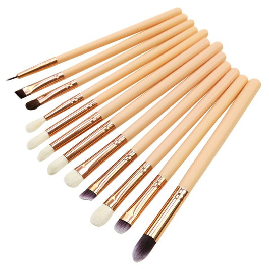 Zoeva - 12pc Makeup Eye Brush Set with Pouch