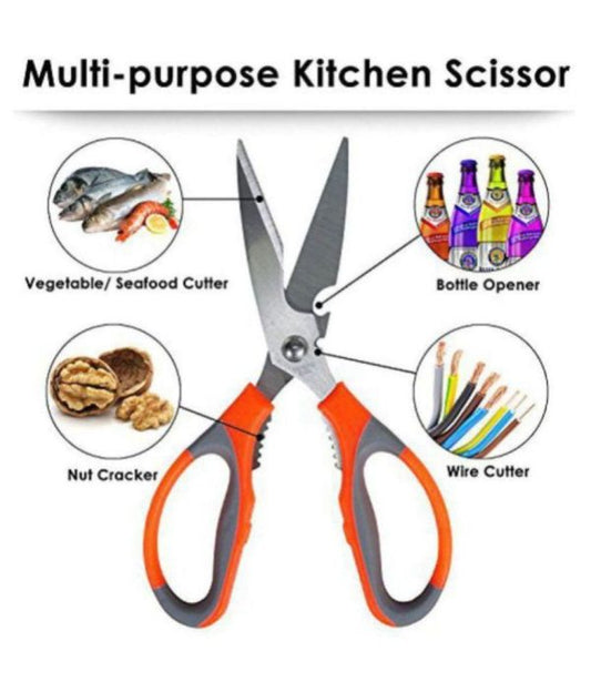 Multifunction Kitchen Scissors Heavy Duty Food Shears For Chicken Meat Vegetable Fish Herb