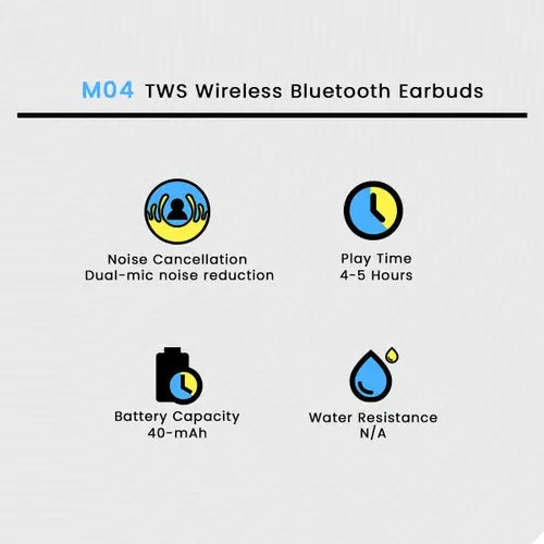 Professional Display Earbuds – Stereo Wireless Bluetooth Earbuds – Mic In-ear Headphones With Led Display
