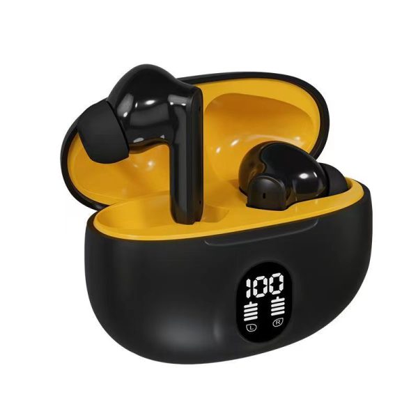 Professional Display Earbuds – Stereo Wireless Bluetooth Earbuds – Mic In-ear Headphones With Led Display