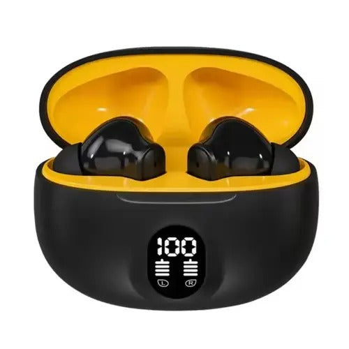 Professional Display Earbuds – Stereo Wireless Bluetooth Earbuds – Mic In-ear Headphones With Led Display