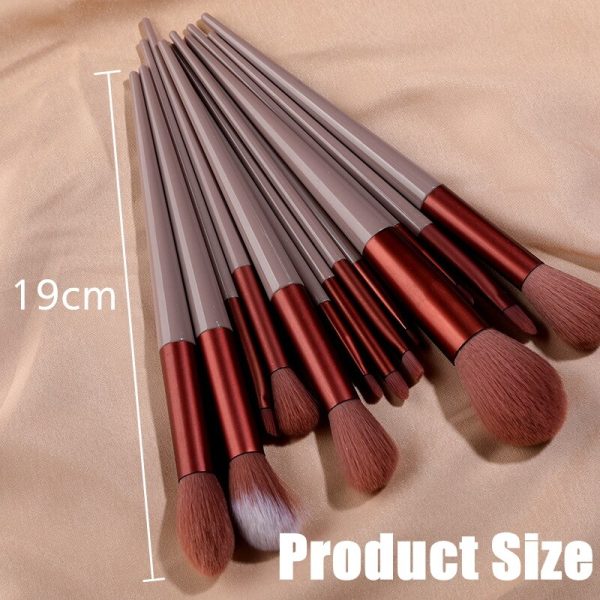 13 Pcs Professional Makeup Brushes Set Travel Portable Soft Makeup Brushes