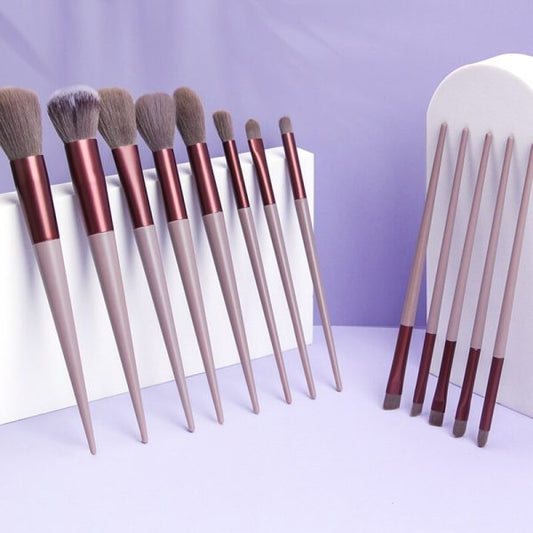 13 Pcs Professional Makeup Brushes Set Travel Portable Soft Makeup Brushes