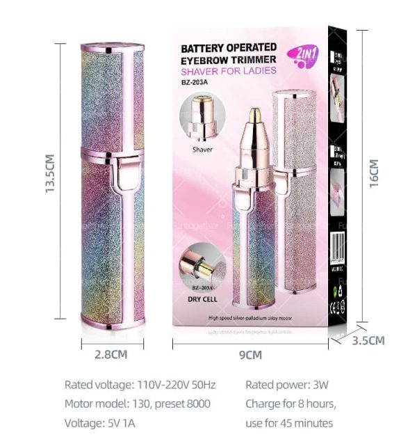 Rechargeable Eyebrow Trimmer