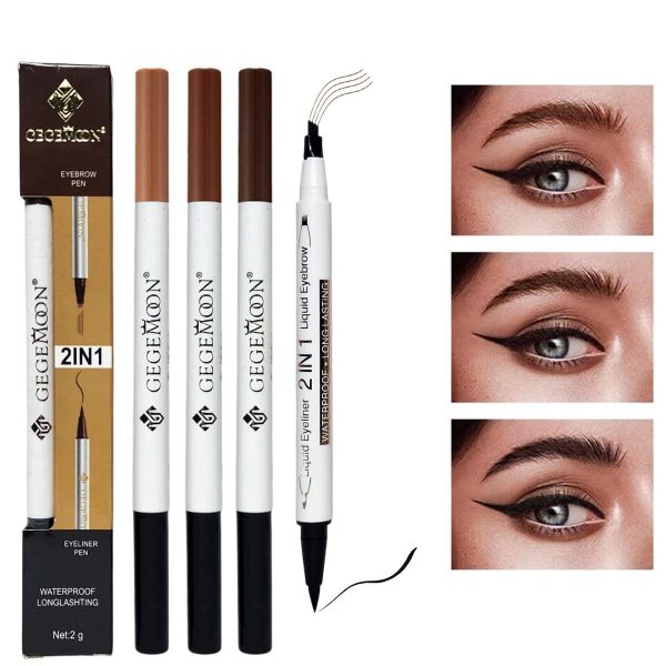 Gegemoon Liquid Eyebrow & Eyeliner 2 In 1