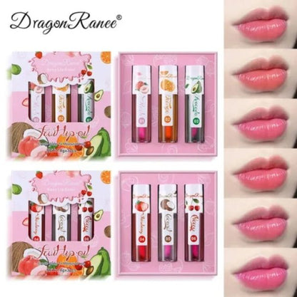 Dragon Ranee Lip Oil Set – 3 PCS