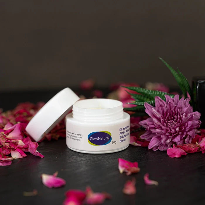 Glow Natural Glutathione Alpha-Arbutin Skin Brightening Cream 50g