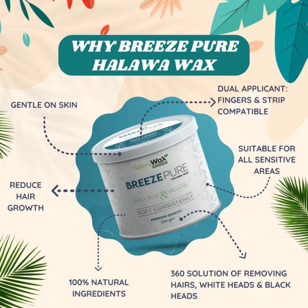 Breeze Pure Halawa Wax – 225g