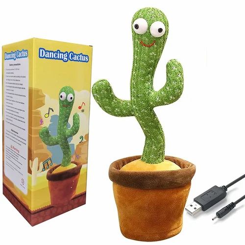 Dancing Cactus Talking Toy Tree Cactus Plush Toy For Children
