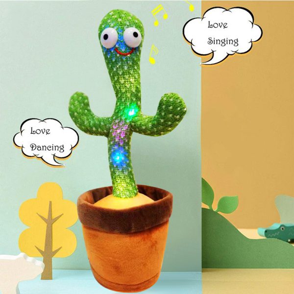 Dancing Cactus Talking Toy Tree Cactus Plush Toy For Children