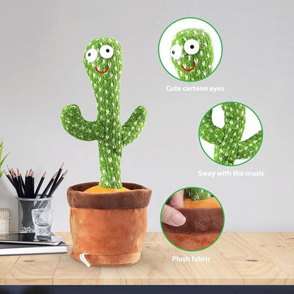 Dancing Cactus Talking Toy Tree Cactus Plush Toy For Children