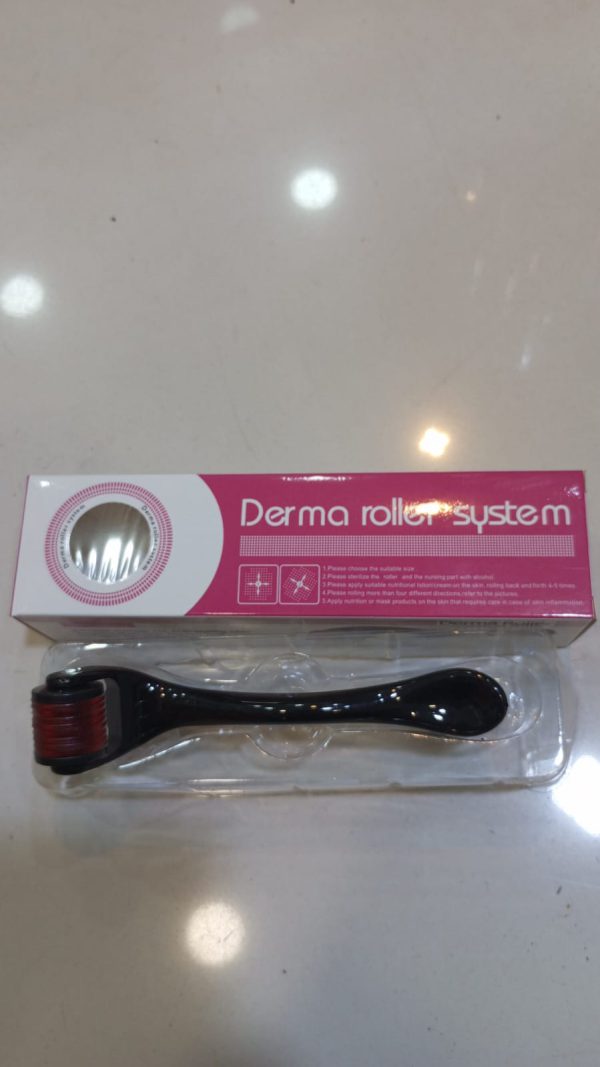 Derma Roller System – Ultra Sharp Needle Tips, Therapy for Skin Regeneration, Efficient Treatment for Anti-Aging Skin & Stretch Marks