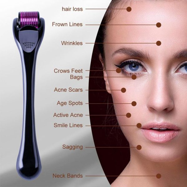 Derma Roller System – Ultra Sharp Needle Tips, Therapy for Skin Regeneration, Efficient Treatment for Anti-Aging Skin & Stretch Marks