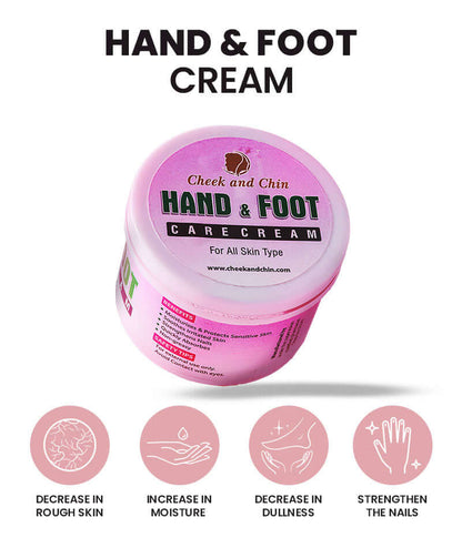 Deep Moisturizing Hand & Foot Care Cream – Nourishing Formula for Dry, Sensitive Skin, Protection and Softness
