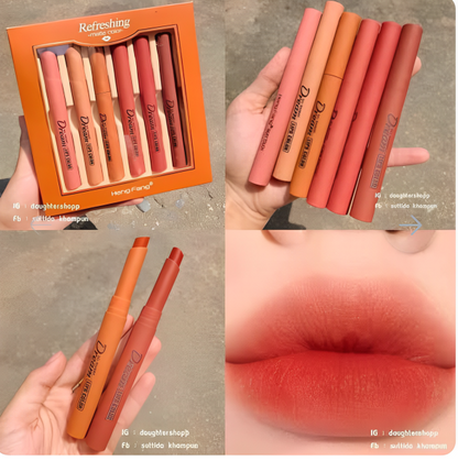 Hengfang Matte Lipstick - 6 Pcs Set