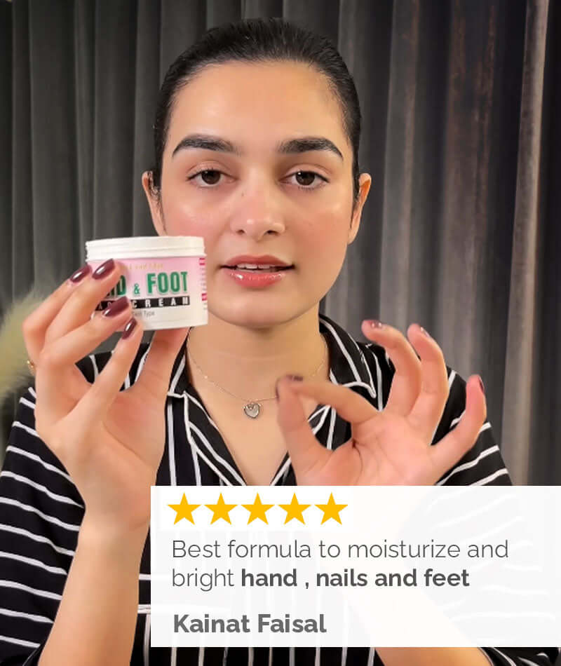 Deep Moisturizing Hand & Foot Care Cream – Nourishing Formula for Dry, Sensitive Skin, Protection and Softness