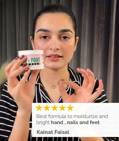 Deep Moisturizing Hand & Foot Care Cream – Nourishing Formula for Dry, Sensitive Skin, Protection and Softness