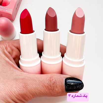 Color Castle High Coverage & Long Lasting Lipstick [pack Of 3] | Color Castle Lipsticks Pack