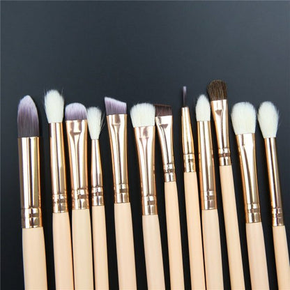 Zoeva - 12pc Makeup Eye Brush Set with Pouch