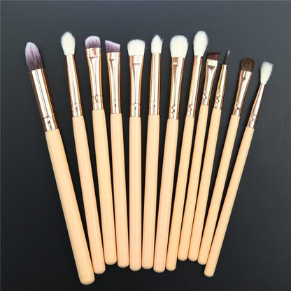 Zoeva - 12pc Makeup Eye Brush Set with Pouch