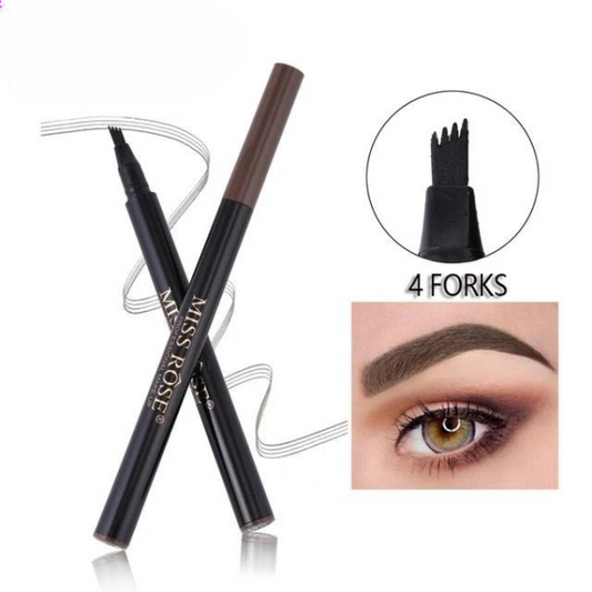 Miss Rose Liquid Waterproof Eyebrow Pen -0.3 Brown Color