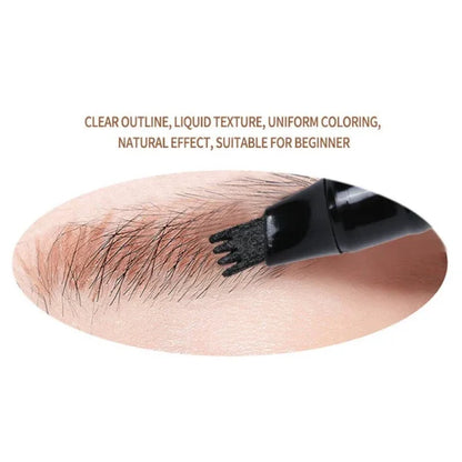 Miss Rose Liquid Waterproof Eyebrow Pen -0.3 Brown Color