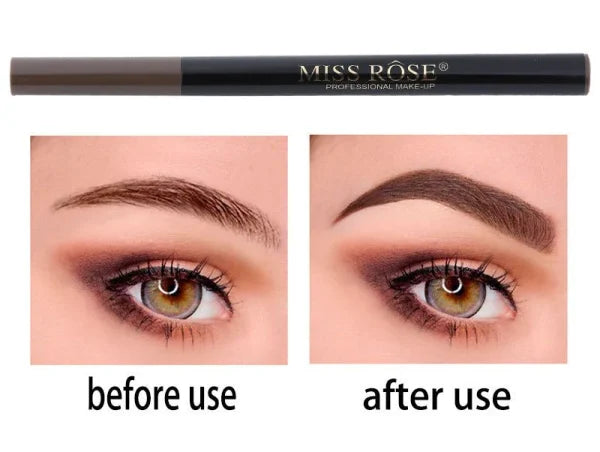 Miss Rose Liquid Waterproof Eyebrow Pen -0.3 Brown Color