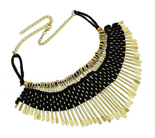 Multi And Black Color Choker Necklace For Women