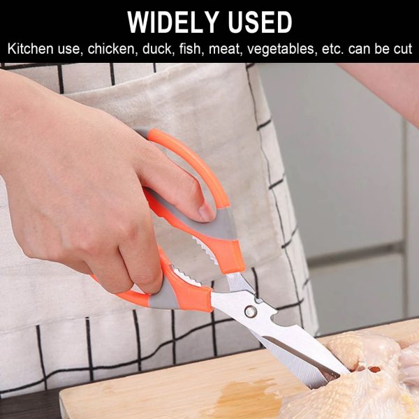 Multifunction Kitchen Scissors Heavy Duty Food Shears For Chicken Meat Vegetable Fish Herb