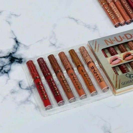 Nude High Pigment Matte  – 6 PCS – Lipgloss