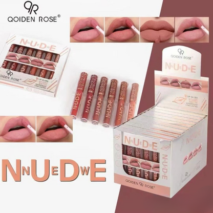 Nude High Pigment Matte  – 6 PCS – Lipgloss