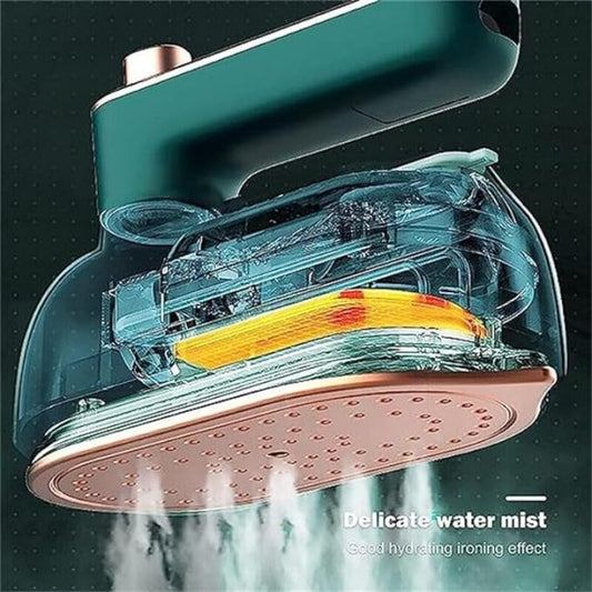 Portable Handheld Steam Iron 180°| Rotatable Professional Mini Steam Iron