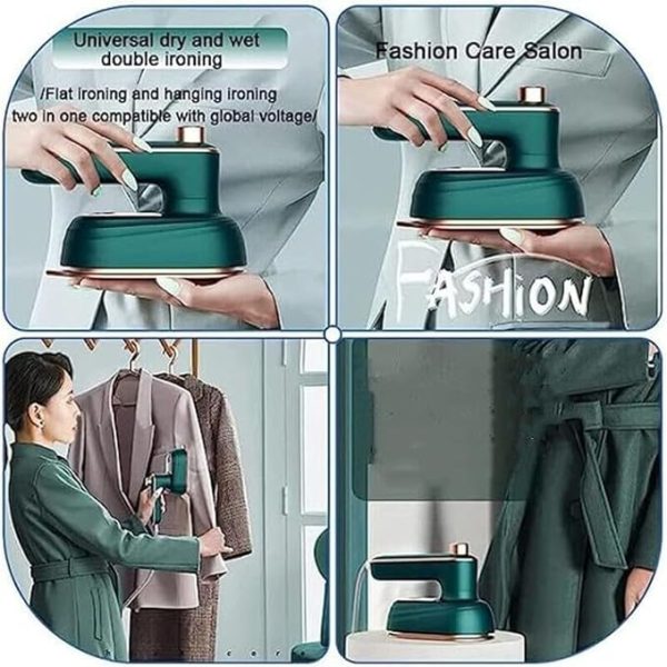 Portable Handheld Steam Iron 180°| Rotatable Professional Mini Steam Iron
