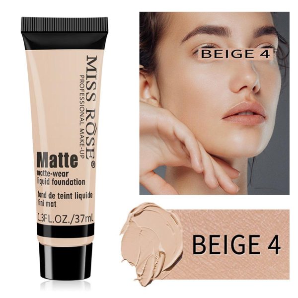 Miss Rose Long-Lasting Liquid Foundation – 37ml