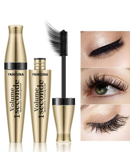 Yanqina Volume 1 Seconde Waterproof Mascara - Best Volumizing, Curling, Lengthening